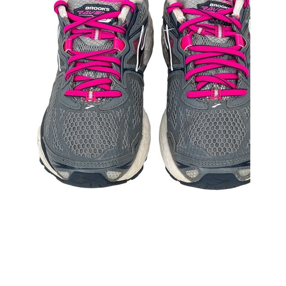 Brooks Ravenna 5 Womens 9M Pink Gray Mesh Running Athletic Shoes - Picture 3 of 12